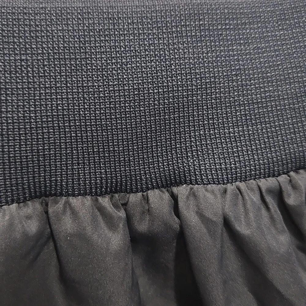 COS-Elastic Waist & Pockets Midi 100% Polyester Navy Skirt-Size 2
